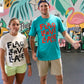 Couple in Flager hand written tee