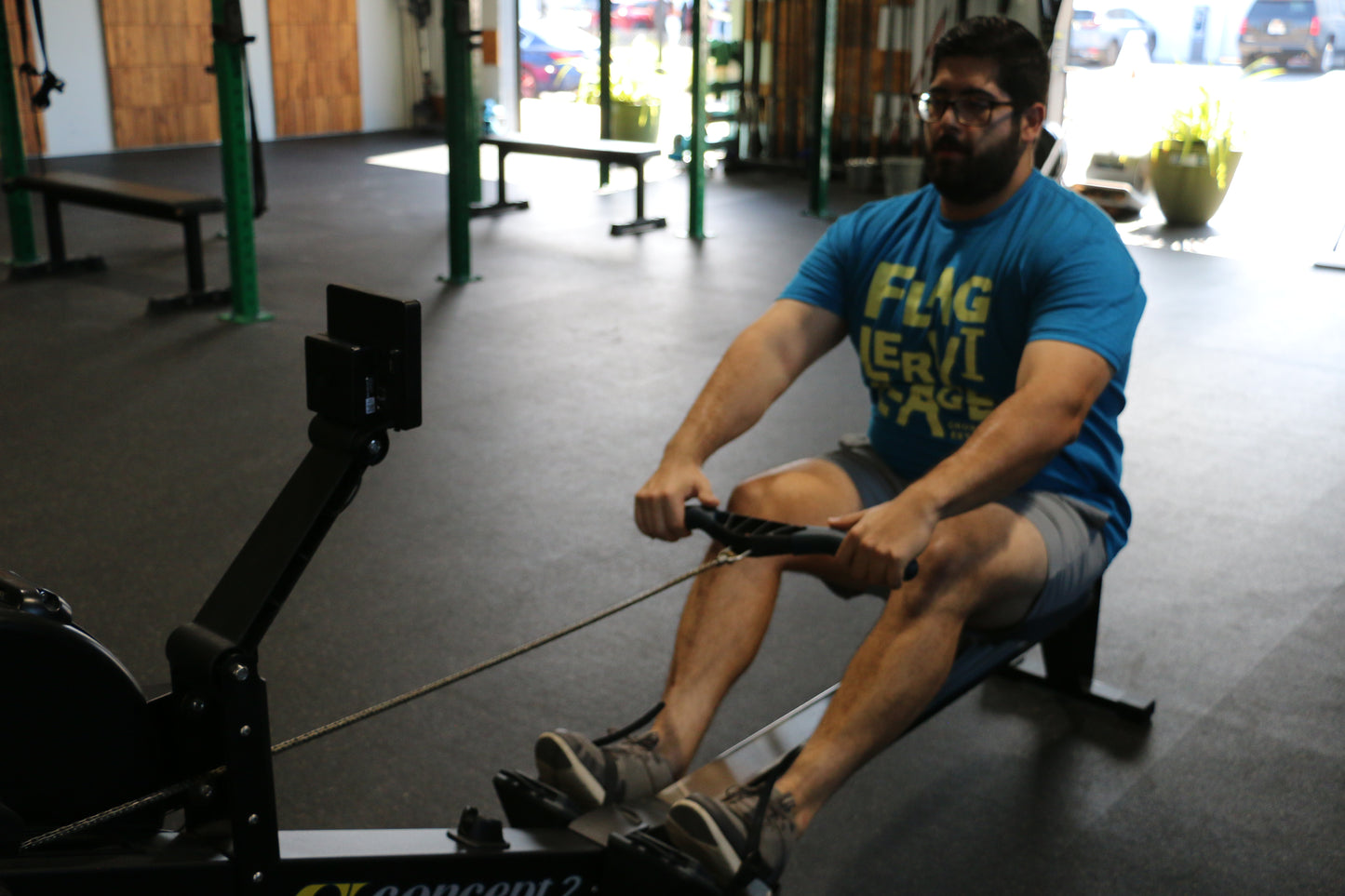 Rowing at Crossfit