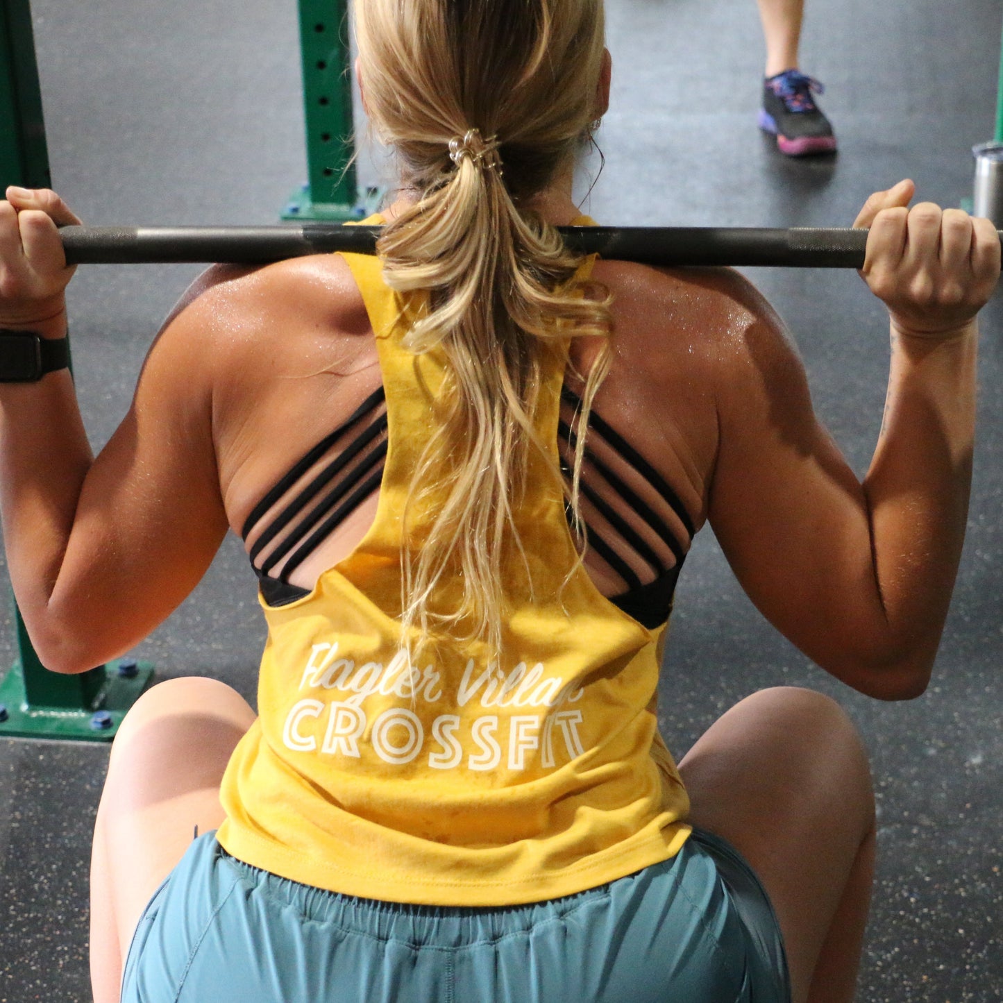 Sunflower Yellow Flamingo Tank