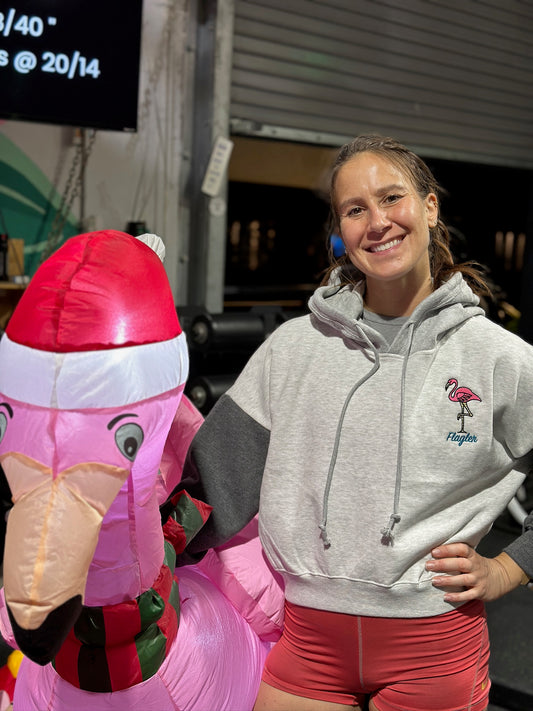 Colorblock Cropped Hoodie